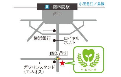 大和デンタルクリニック南林間までのアクセス